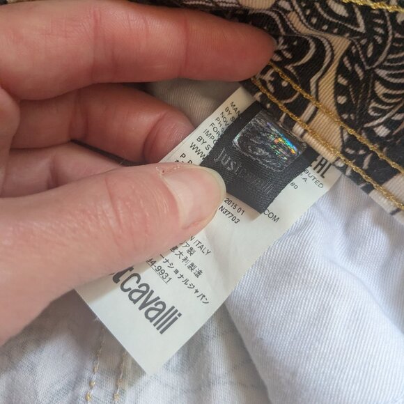 Just Cavalli floral pants (size 26) - Picture 7 of 11